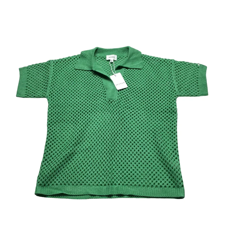 Top Short Sleeve By Clothes Mentor In Green, Size: M